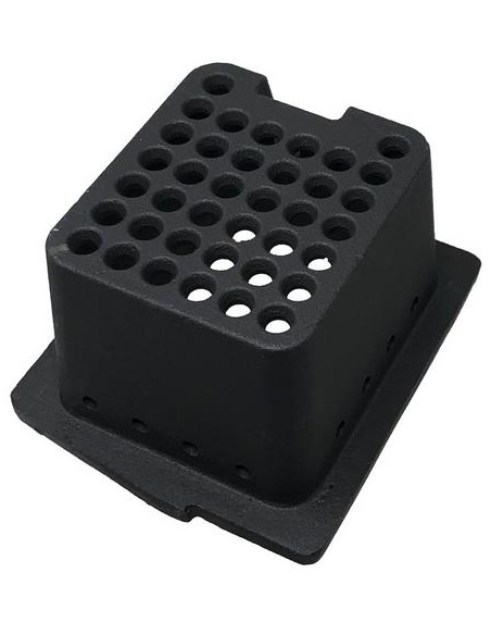 Brasero en fonte 8.5kw. Poêle à granulés piazzetta et supérieur.