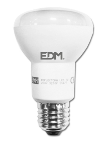 Bombilla LED Reflector R63 7W e27 EDM