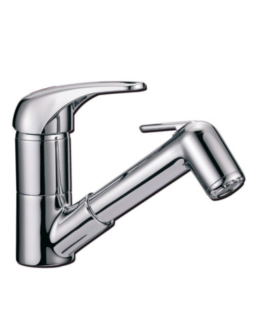 Pull-out handle sink faucet