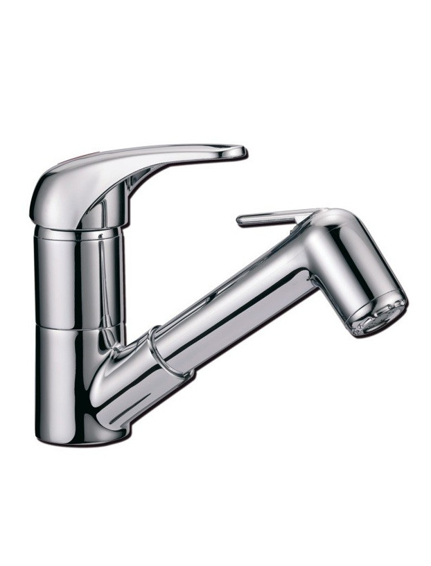 Pull-out handle sink faucet