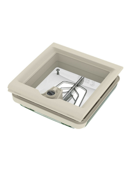 Dachfenster 28 x 28 cm Vent 28 F weiß Fiamma