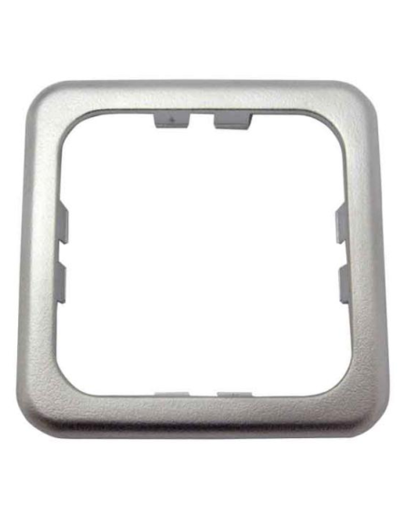 Silberner quadratischer Zierrahmen