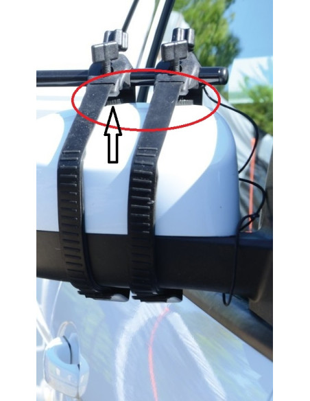 Base pad for mirror support