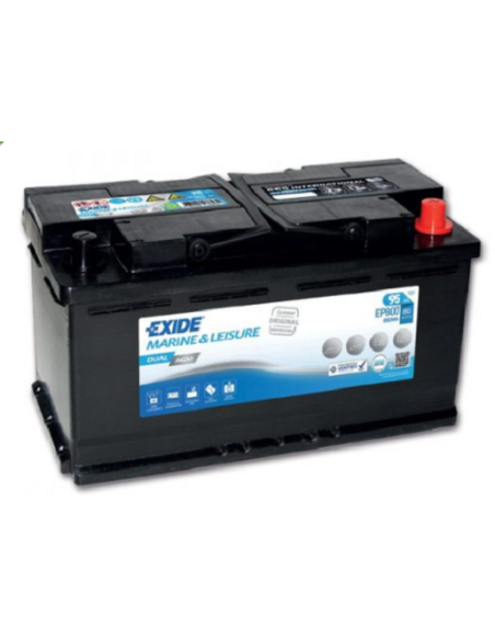 Batterie auxiliaire Exide 95 Ah AGM