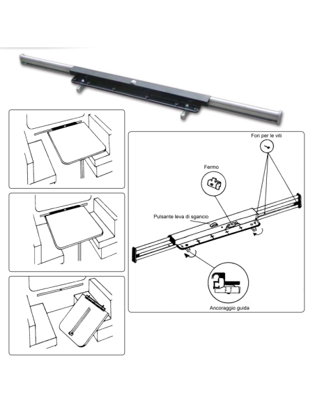 Gestek table aluminum support guide Gestek table aluminum support guide