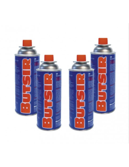 Pack 4 cartridges B-250 butane gas Butsir