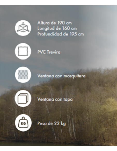 Teide storeroom 195 x 160 cm - Inaca