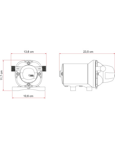 10L Fiamma Aqua F Wasserpumpe mit Druckschalter