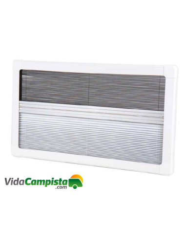 Finestra pieghevole Carbest con doppio vetro 1000 x 500 cm RW Compact