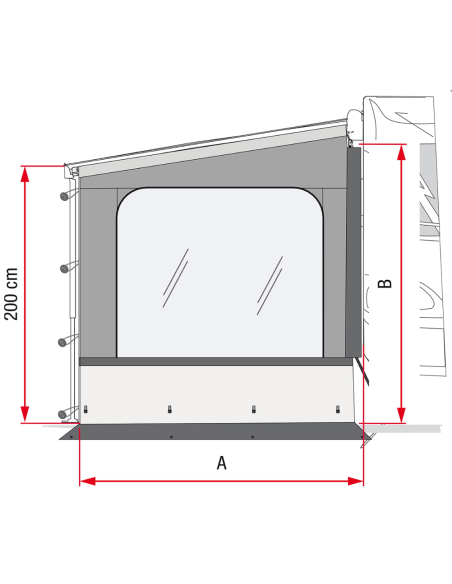 Cierre lateral Side W Pro Fiamma F35 / Caravanstore