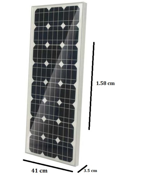 Panneau solaire Carbest 100 W Slim