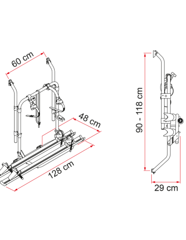 Portabici Fiamma Bici da trasporto 200 D