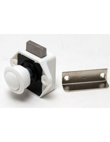 Cerradura mini Push Lock blanca Reimo