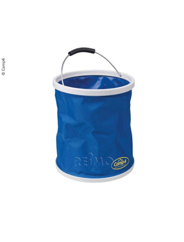Balde de água dobrável azul 9 litros Carbest