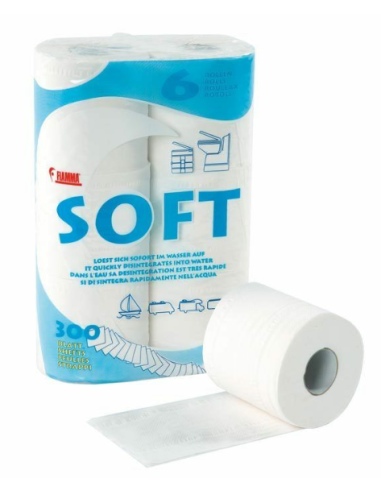 Papel higiénico Fiamma Soft x6