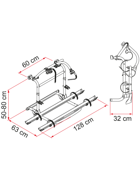 Portabici Fiamma Carry Bike Pro M Portabici Fiamma Carry Bike Pro M
