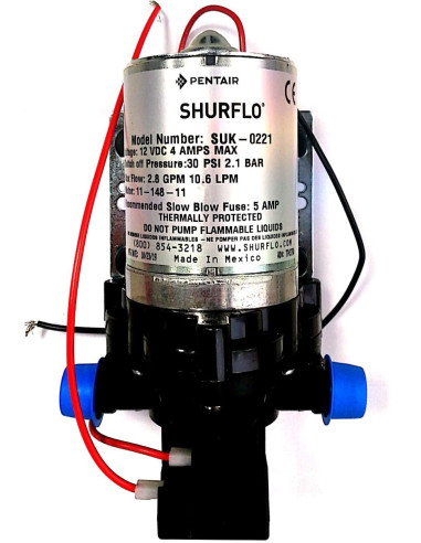 Bomba de agua Shurflo automática 10.6 litros