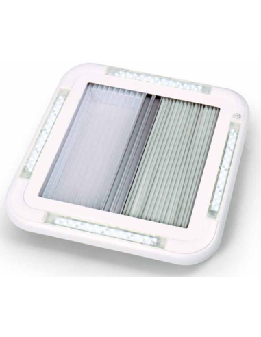Carbest Dachfenster mit LED-Beleuchtung 45 x 40 cm