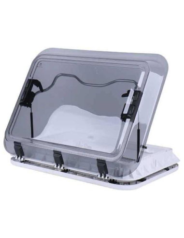 Puits de lumière Carbest avec éclairage led 45 x 40 cm