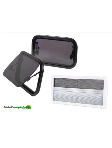 Ventana abatible Carbest doble cristal RW Compact 500 x 300 cm