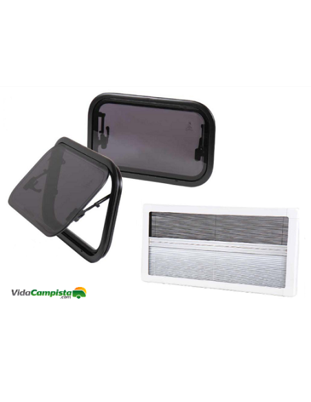 Carbest double glazed casement window RW Compact 500 x 300 cm