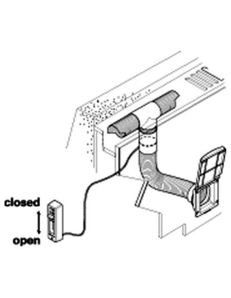 Truma central locking kit for heating outlet to the outside Truma central locking kit for heating outlet to the outside