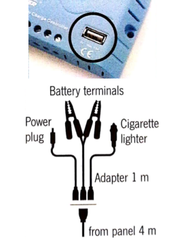 Maleta solar Carbest 100W
