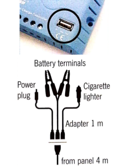 Maleta solar Carbest 100W