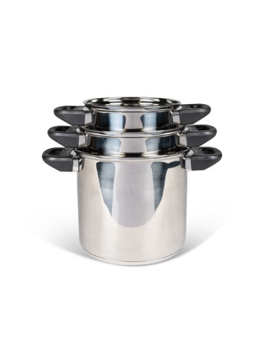 Juego de 3 ollas de cocina Space Saver Kampa