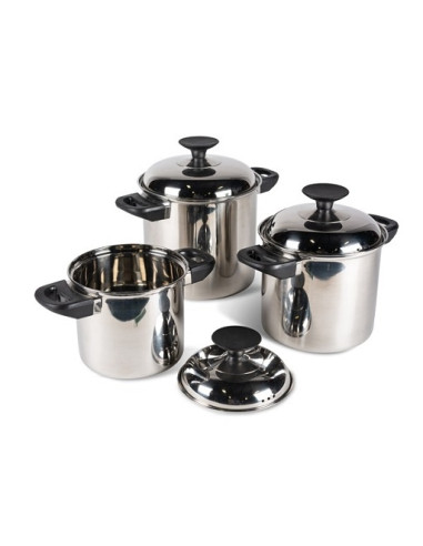 Juego de 3 ollas de cocina Space Saver Kampa