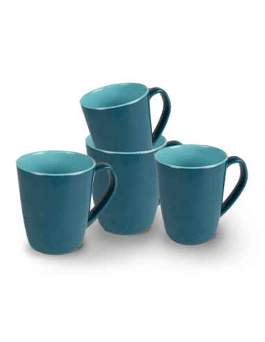 Conjunto de 4 xícaras de melamina de terracota Kampa