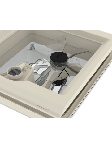 Kit turbo Vent Fiamma para claraboya 28 x 28 modelo F