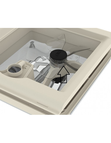 Kit turbo Vent Fiamma para claraboya 28 x 28 modelo F