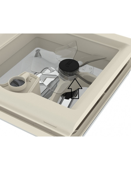 Kit turbo Vent Fiamma para claraboya 28 x 28 modelo F Kit turbo Vent Fiamma para claraboya 28 x 28 modelo F