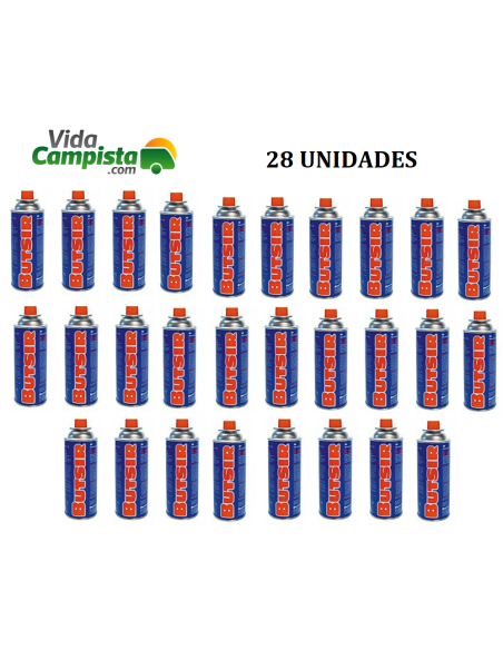 Pack 28 cartouches B-250 gaz butane Butsir