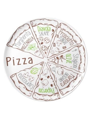 Conjunto 2 pratos de pizza Brunner 38cm Ø