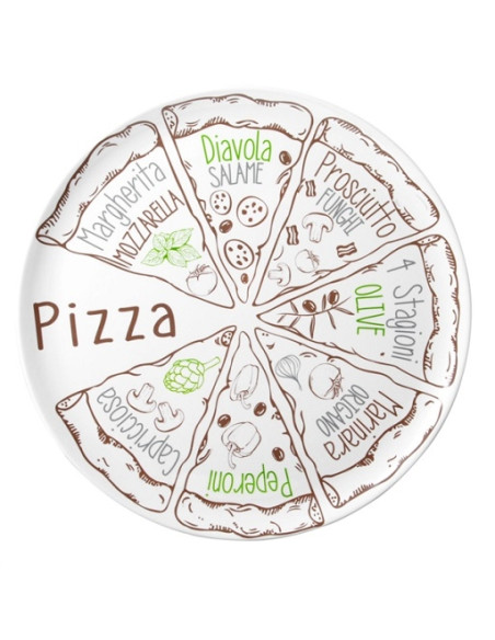 Set 2 Teller Pizza Brunner 38cm Ø