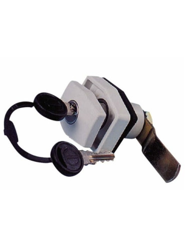 Square Gate Lock-White Color