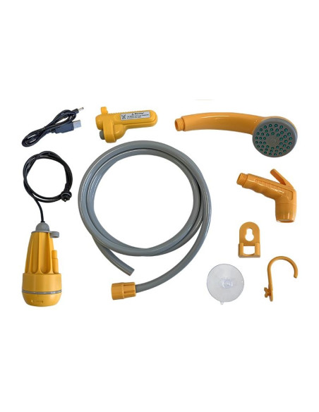 Douche portable Haba rechargeable par USB avec batterie au lithium Douche portable Haba rechargeable par USB avec batterie au lithium