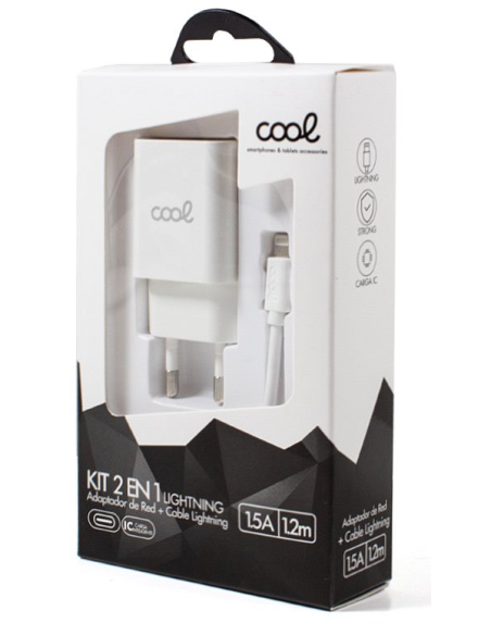 Cargador Para Iphone 1.5 A de carga inteligente Cool