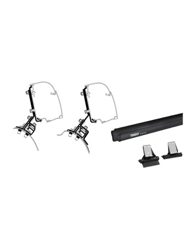 Toldo Thule 4900 2.60 mtros antracita + adaptador PSA Mini Van(Citroën,Peugeot y Toyota)