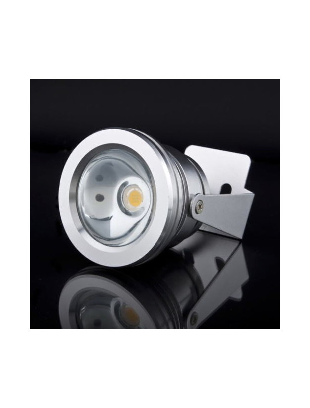 Refletor LED redondo 10w 12v alumínio submersível