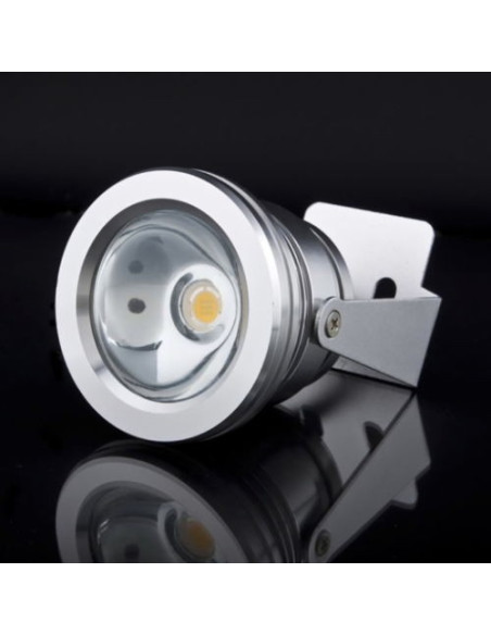 Spot LED rond 10w 12v submersible aluminium