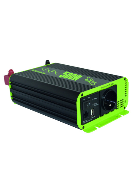 Inversor Convertidor y panel de control  Elektron Sinus de línea pura 500 W
