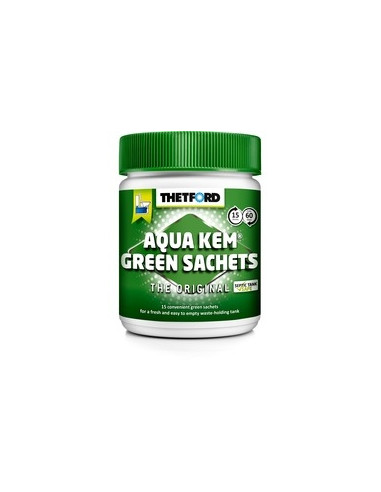 Thetford Aqua Kem Green Sachets 15 Green Scholars
