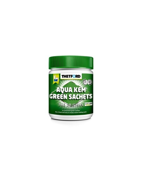Thetford Aqua Kem Sachets Verts 15 Savants Verts