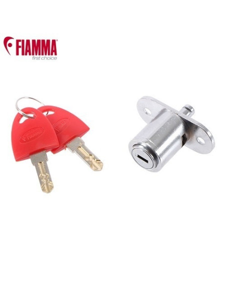 KIT serrure Bombin Fiamma avec 2 clés de sécurité Safe Door