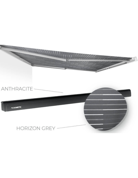 Awning Dometic Anthracite 2,60 Meters PW 1100 VW T5
