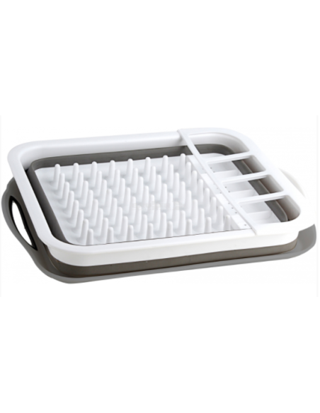 Égouttoir pliable Brunner avec porte-couverts pliable compte-gouttes