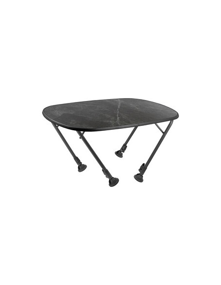 Mesa dobrável oval Brunner Linear 130 Preto